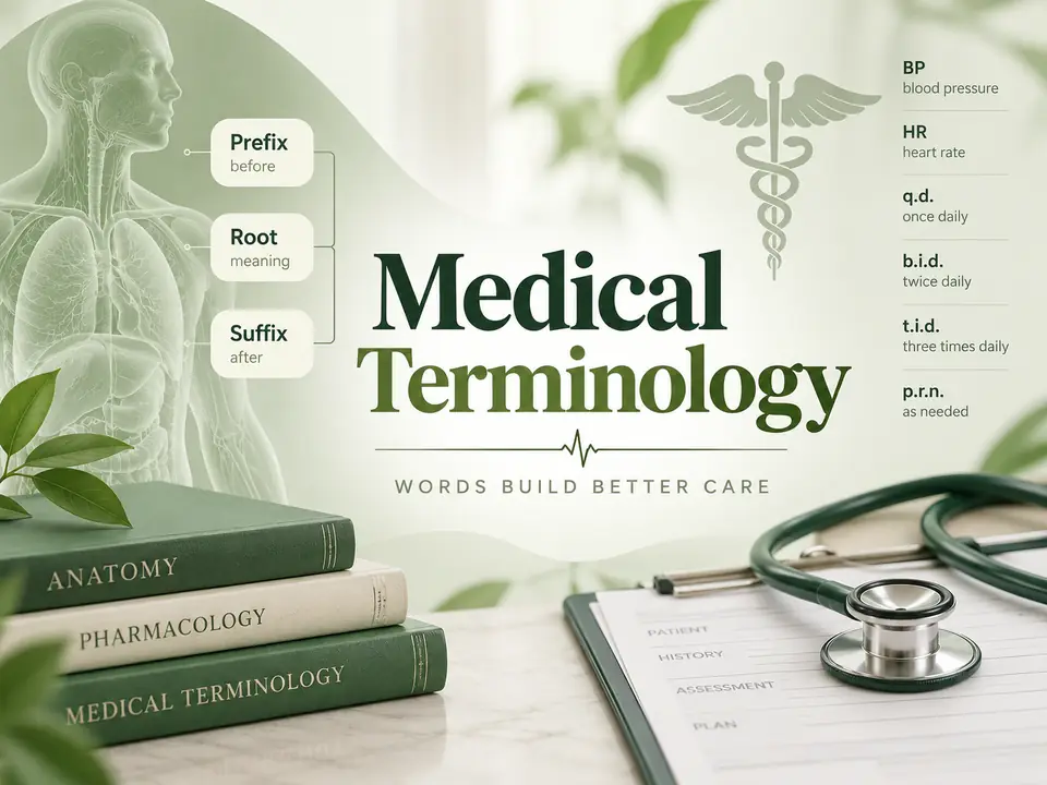 Medical terminology and clinical communication illustration for Medical Terminology