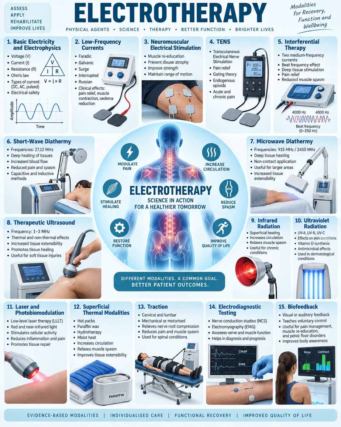 Electrotherapy subject visual