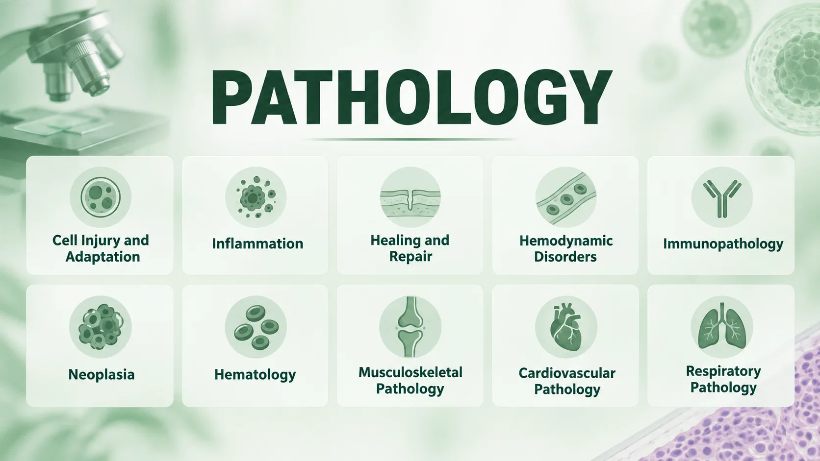 Pathology subject visual