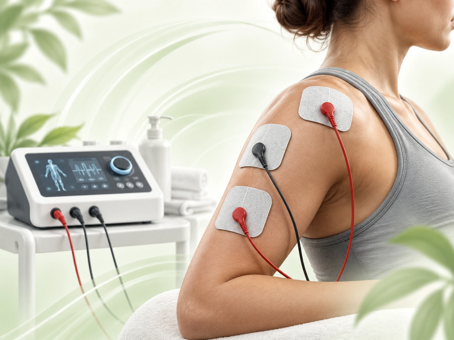 Electrotherapy subject visual